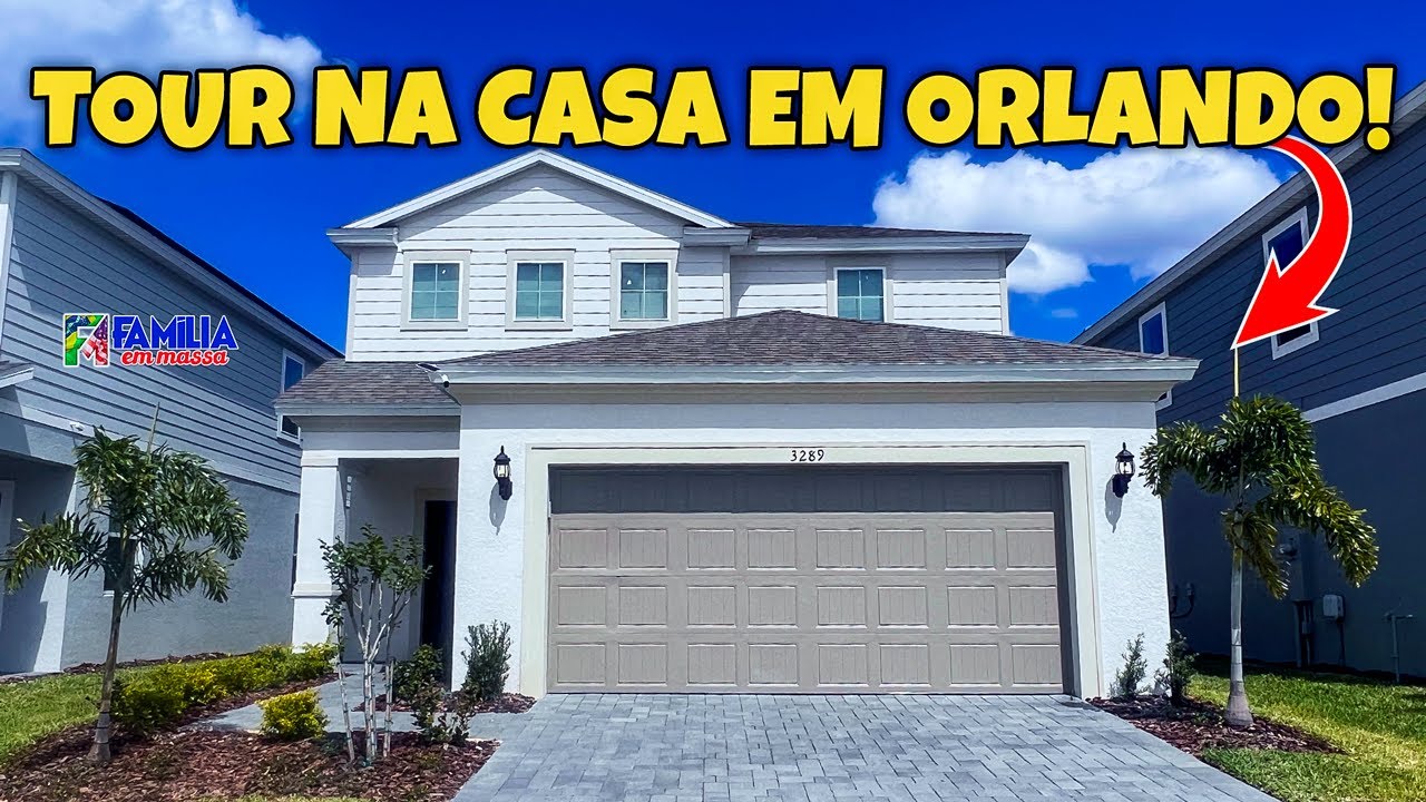 TOUR NA CASA EM ORLANDO! / Conhe&ccedil;a um Pouco Da Casa Que Alugamos Na Fl&oacute;rida