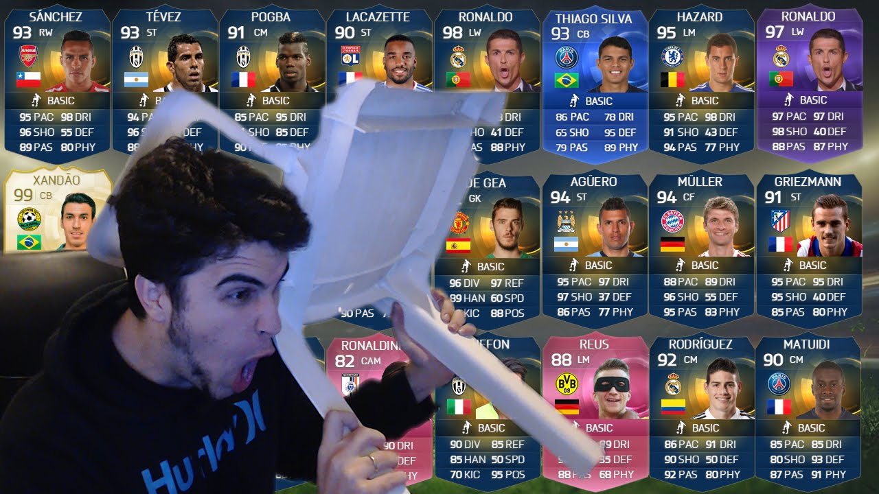 MEUS MELHORES PACKS NO FIFA 15 ULTIMATE TEAM