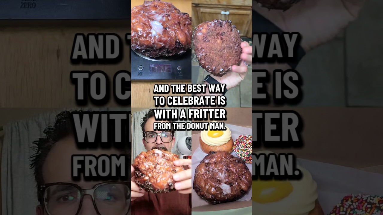 $5 for a Big One Pound Apple Fritter at the Donut Man in Glendora #foodies