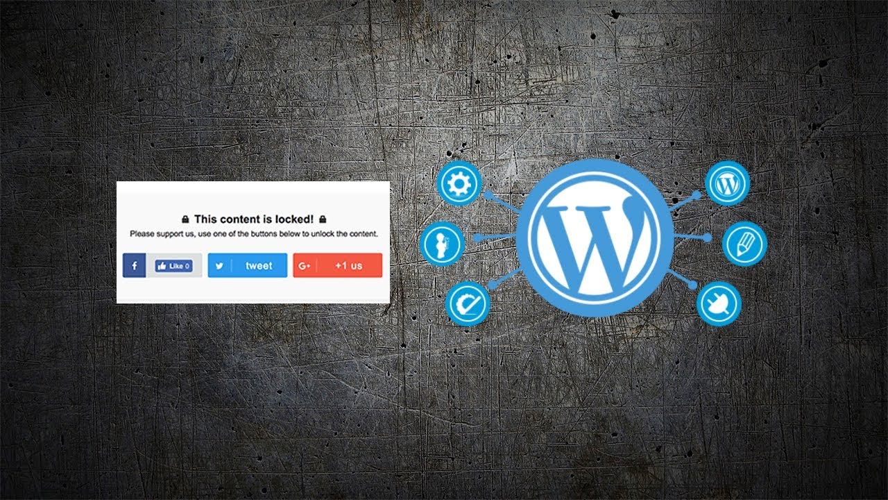 Content Locker - İçerik Gizleme