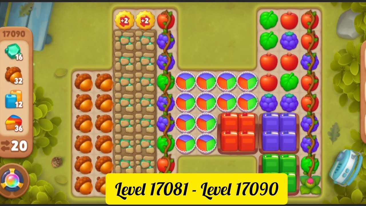 Gardenscapes ( Level 17081 - Level 17090 ) - All Puzzles - Gameplay