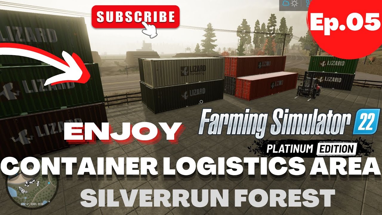#fs22, #silverrun forest #ENJOY #CONTAINERS #LOGISTICS