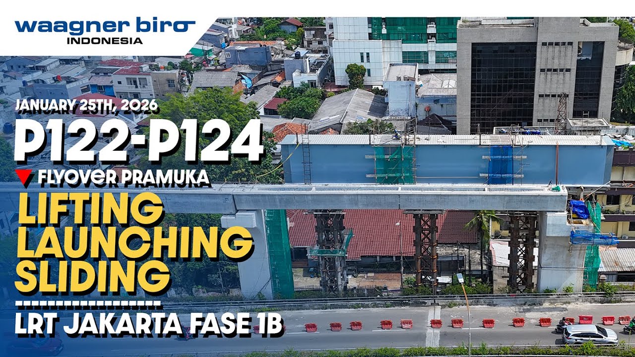 UPDATE LRT JAKARTA FASE 1B VELODROME - MANGGARAI | P122-P124 | 25 JANUARI 2026