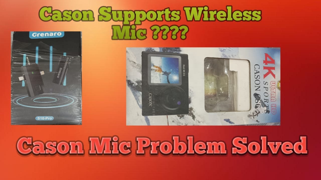 Cason Mic Problem || Wireless Mic With Cason CS6 || Cason CS6 || Grenaro || Wireless Mic||