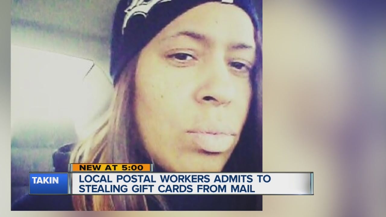Postal worker accused of stealing gift cards