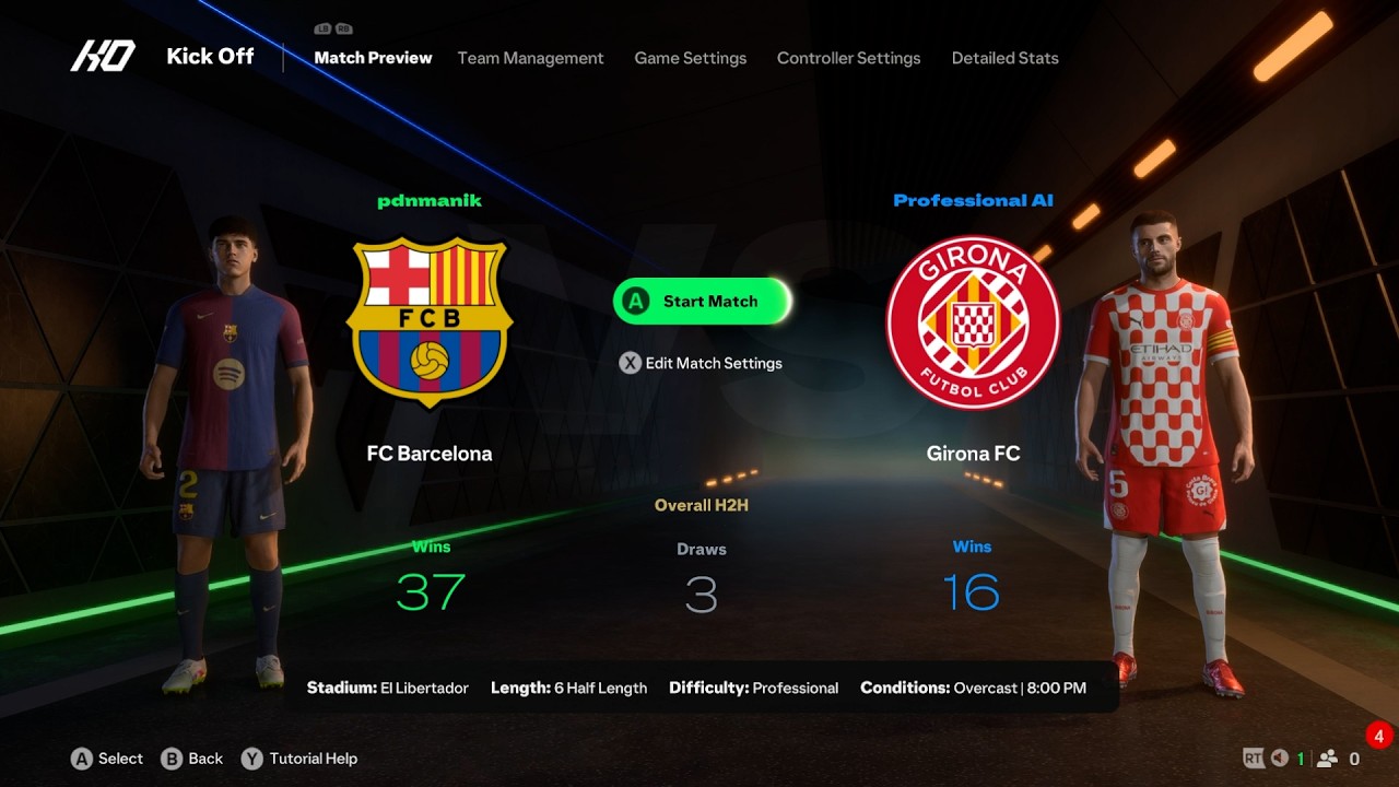 Barcelona vs Girona - Full Match - LALIGA 25/26.Gameplay