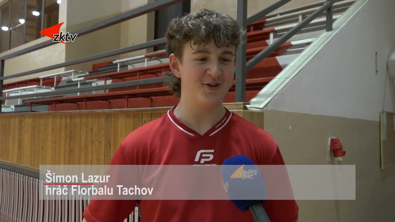 Florbal Tachov vyjel poprvé na zahraniční turnaj