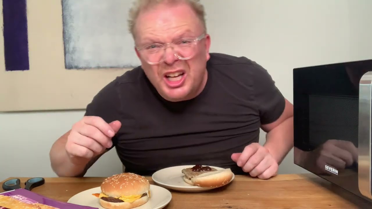 Rustlers Magnetron Ham/rib-burger Review