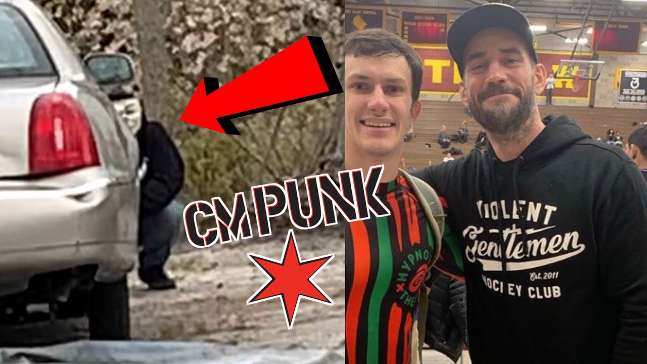 CM Punk RETURNS TO WRESTLING in Mask and Hoodie at GTS