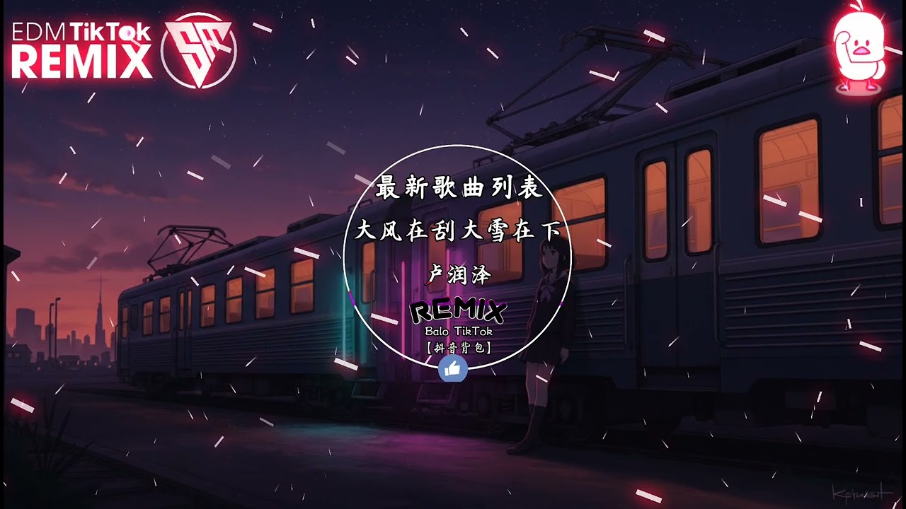 卢润泽 - 大风在刮大雪在下 (抖音DJ版) Da Feng Zai Gua Da Xue Zai Xia『大风在刮大雪在下，我还在想他，句句情话 成心口的疤』抖音最火的歌曲｜Trending
