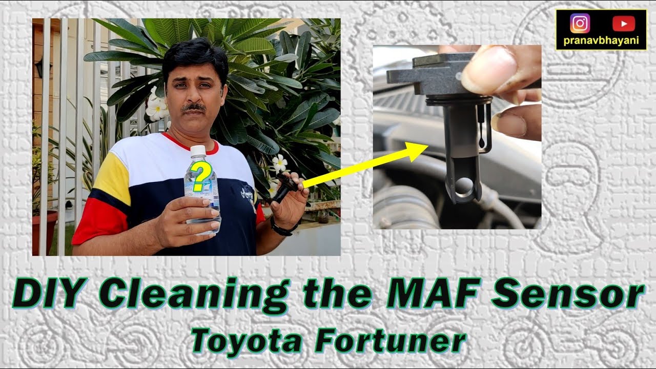 DIY Cleaning the MAF Sensor - Toyota Fortuner
