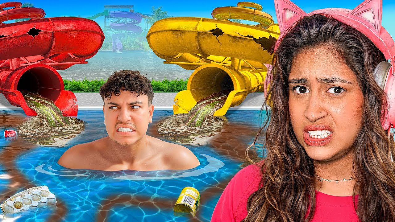 EU ABRI UM PARQUE AQUÁTICO E DEU TUDO ERRADO...