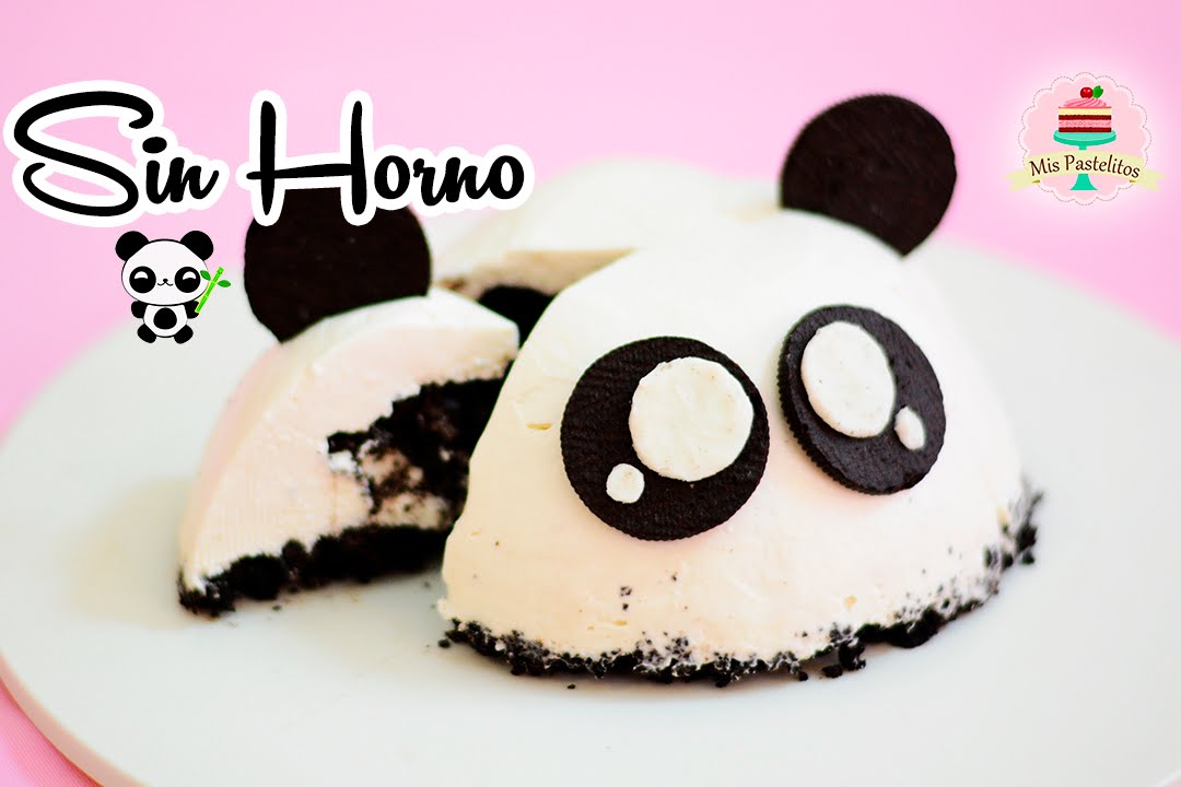 CHEESECAKE DE OREO SIN HORNO | PANDA | MIS PASTELITOS