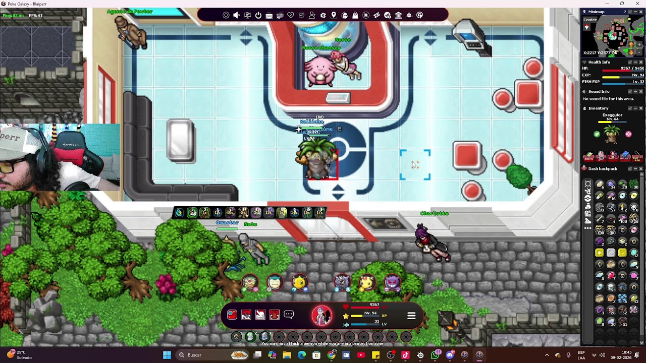 hablamos tomanDo cafe y jugando TIBIA OTS RUBINOT =D