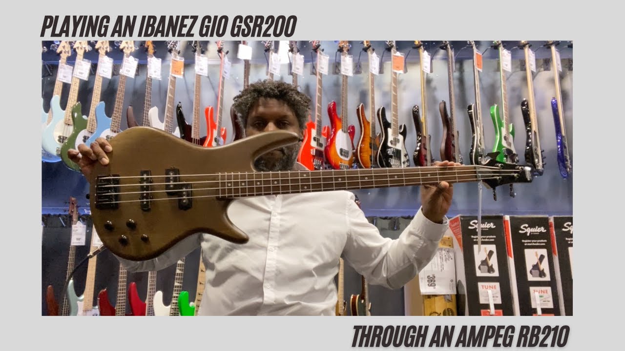 Ibanez GSR 200 + Ampeg RB210