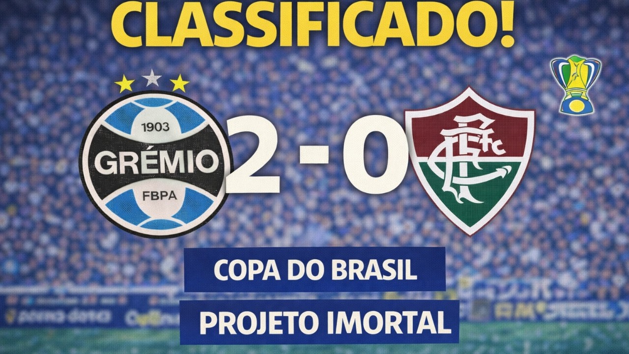 GRÊMIO 2 x 0 FLUMINENSE | CLASSIFICADO! | COPA DO BRASIL | PROJETO IMORTAL #EP16