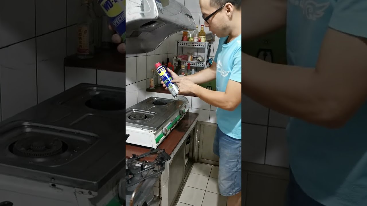 瓦斯爐接點故障 使用WD-40 專家級產品 精密電器清潔劑 就能恢復接點 並清潔表面油污及灰塵 徐X中投稿 #能修就不換 #2023精選 #wd40repair
