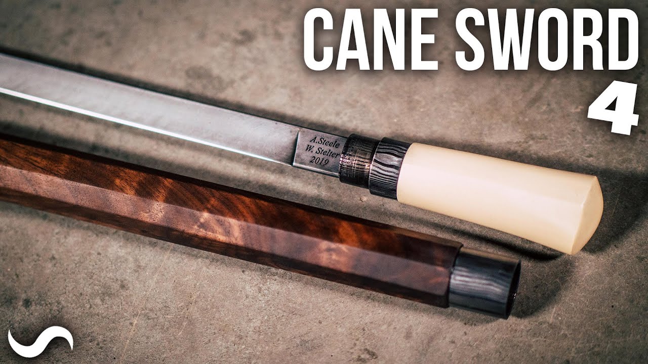 MAKING A CANE SWORD!!! Part 4 - Finished!!!