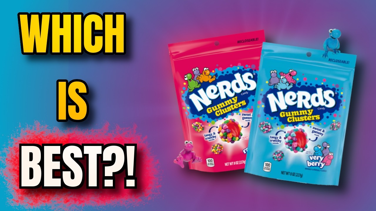 Обзор жевательных конфет Nerds Gummy Clusters – ягоды против фруктов! Стоят ли эти вирусные амери...