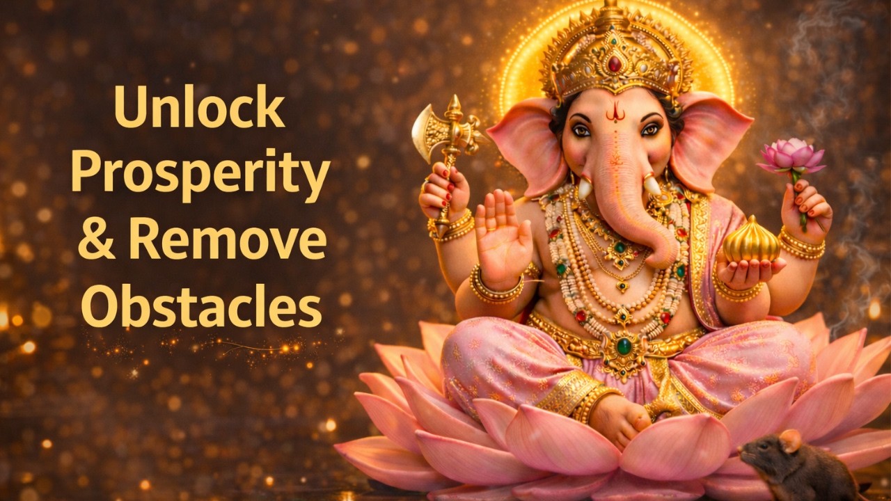 Most Powerful WEALTH Mantra of Lord GANESHA | Attract MONEY & Remove OBSTACLES