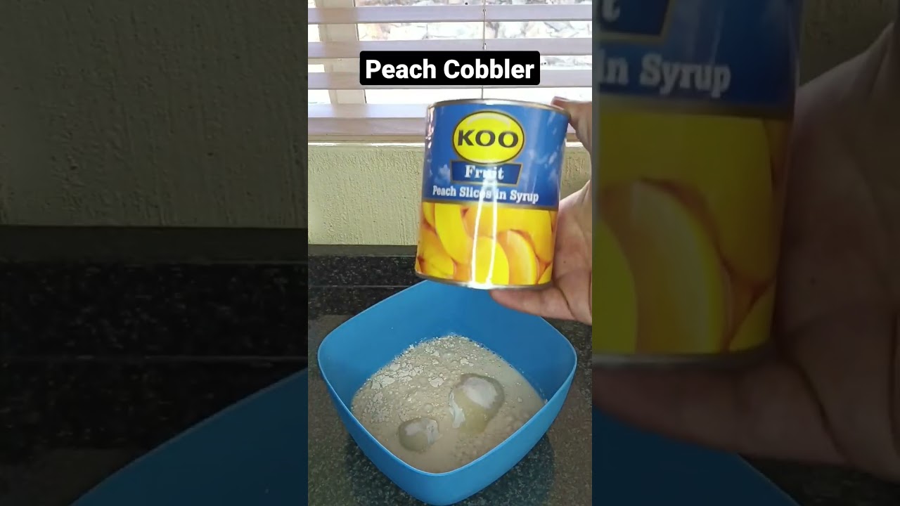 Peach Cobbler 