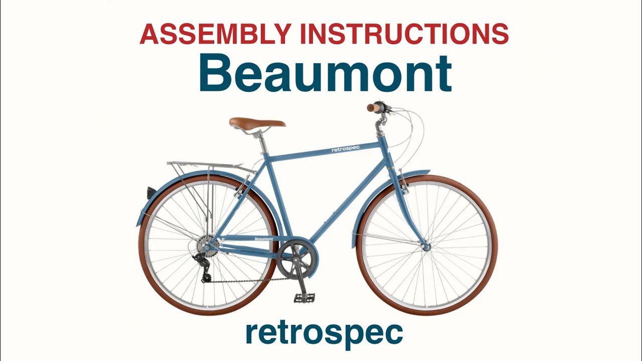 Как собрать велосипед Beaumont City Bike (7 скоростей)