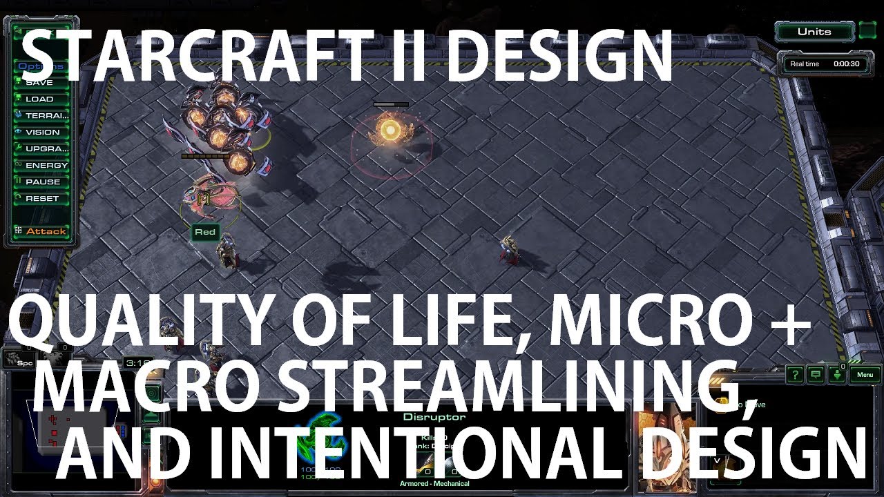 StarCraft II Design - Quality of Life, Micro+Macro Streamlining, and Intentional Design