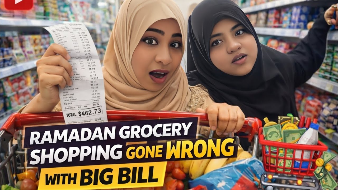 Ramadan Grocery Shopping Gone Wrong 😱 | We Spent HOW Much?! #ramadan #2026 