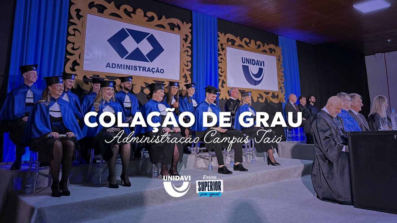 Colação de Grau de Administração Campus de Taió