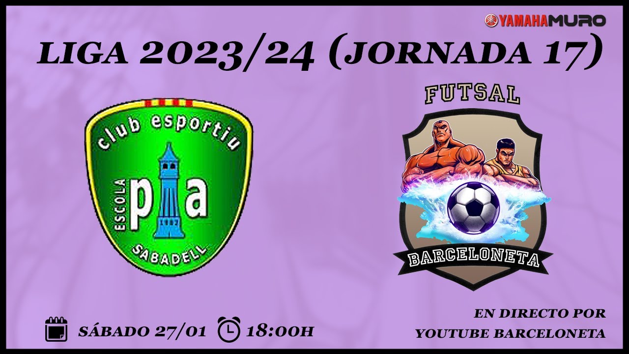 Escola Pia Sabadell - Barceloneta Futsal (Temporada 2023-24 - Jornada 17)