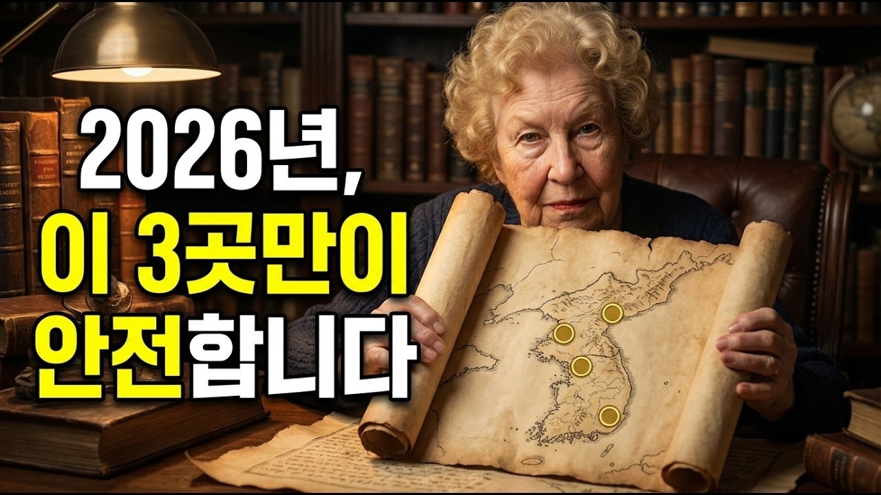 지도 공개  돌로레스 캐논이 예언한 2026년 한국의 골든 존 3곳