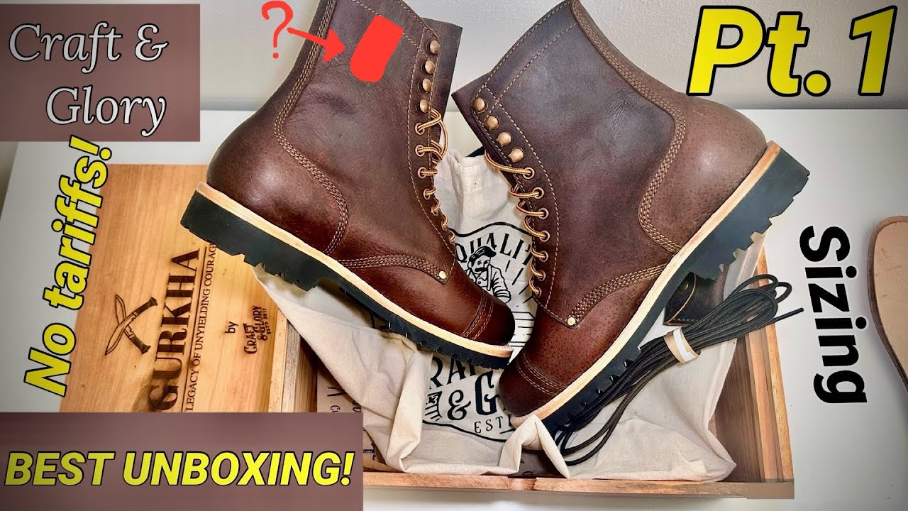 Unboxing the Gurkha Boot by Craft & Glory | Part 1: First Impressions & Sizing