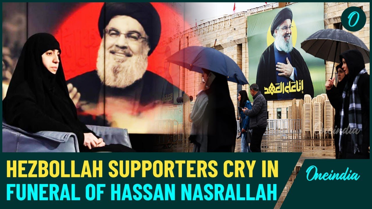 Hassan Nasrallah Funeral: Tens of Thousands Gather in Lebanon for Slain Hezbollah Leaders Funeral