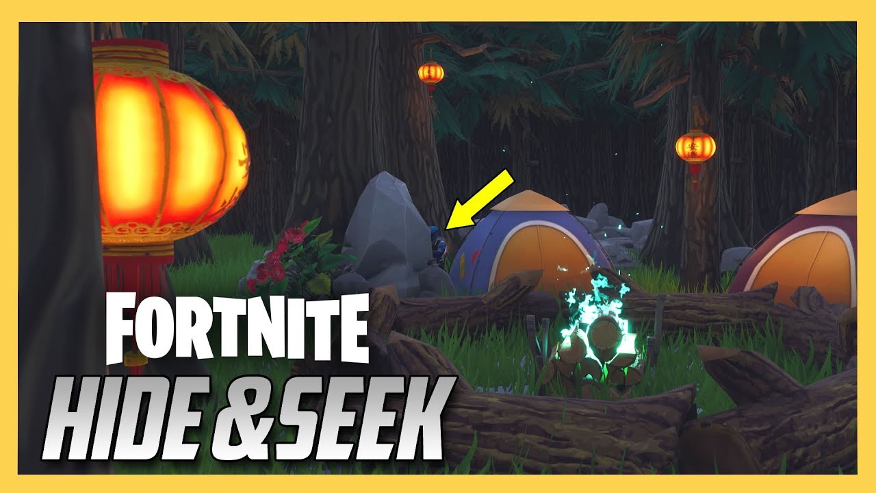 Fortnite Creative Hide and Seek on CAMP DISMAY | Swiftor