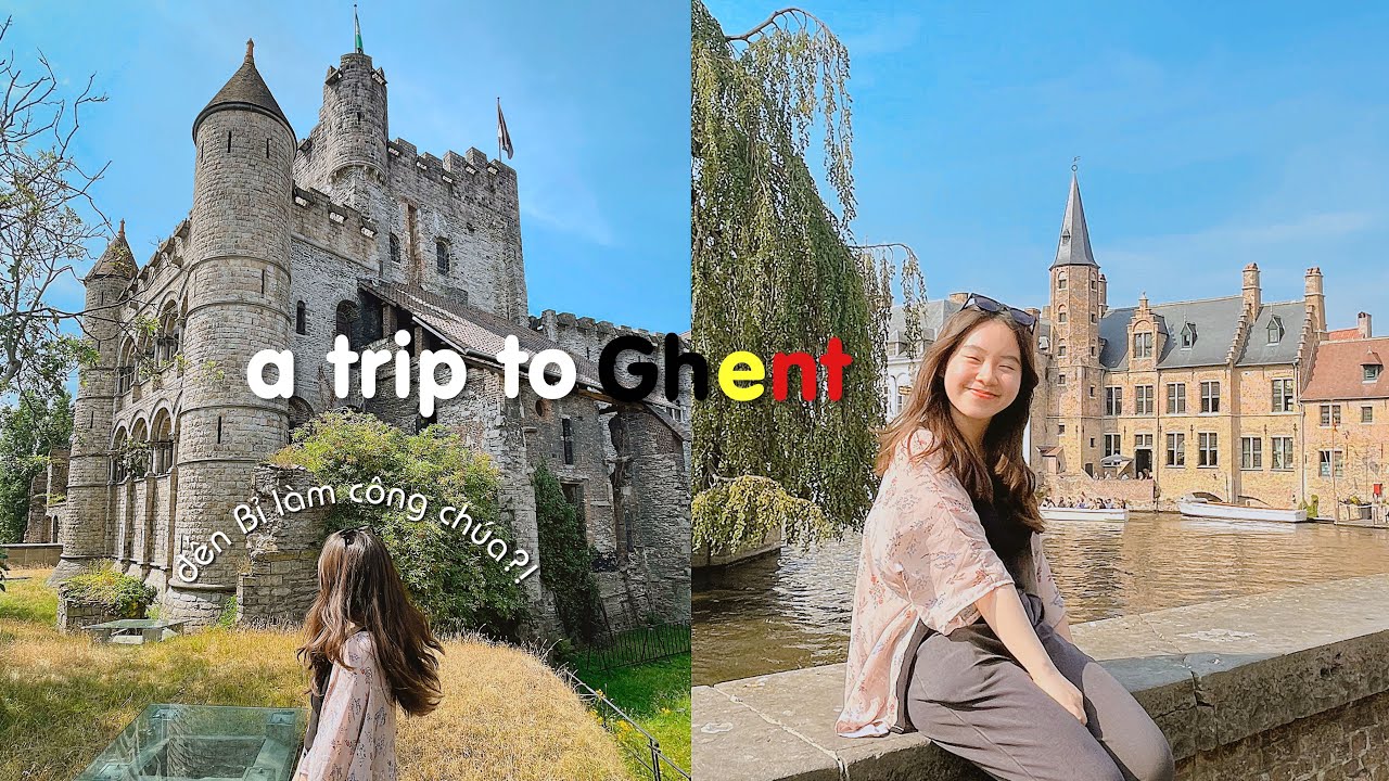Du lịch Bỉ 🇧🇪 | cuối tuần tại thành phố Ghent cổ kính | fromLinh