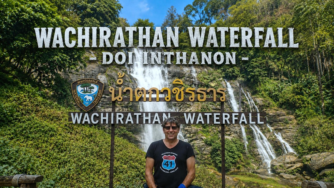 🇹🇭 Wachirathan Waterfall | น้ำตกวชิรธาร | Doi Inthanon | Chiang Mai