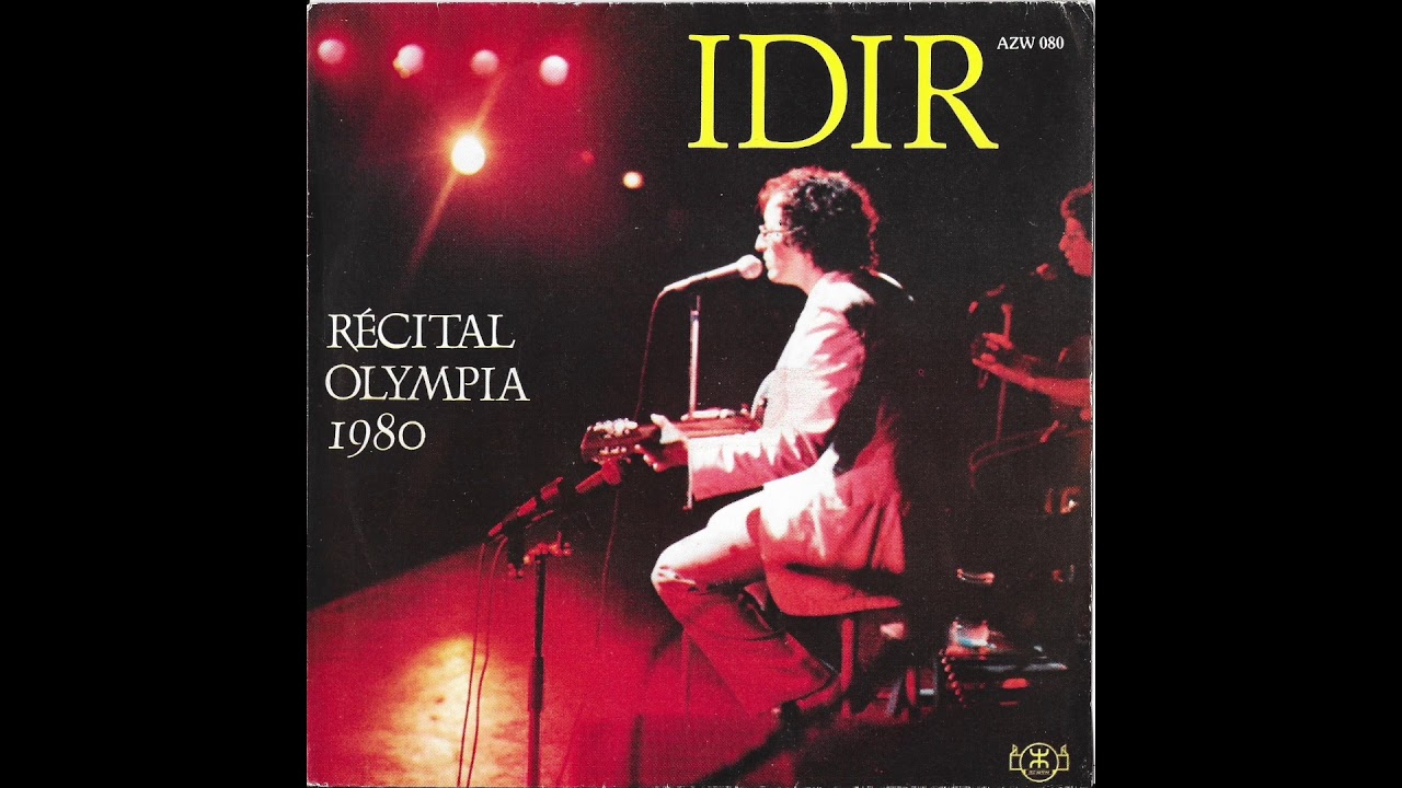 Idir Live à l'Olympia 5 juillet 1980
