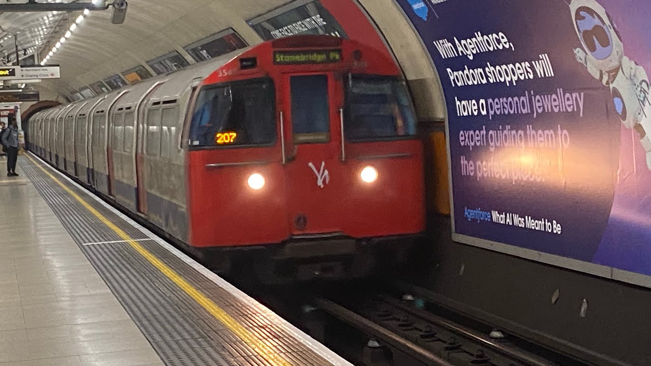 Journey on the London Underground Bakerloo Line 1972 Tube Stock Train from Edgware Road to Harlesden