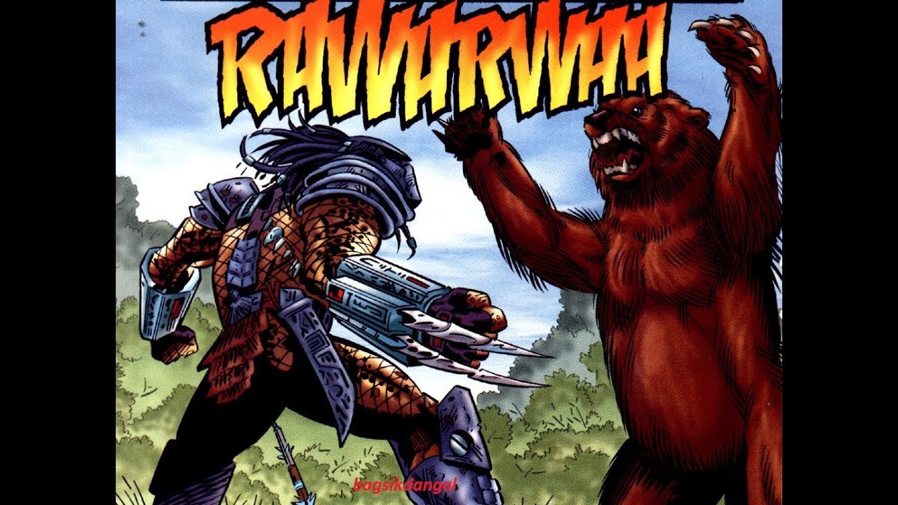 #Predator Grizzly Bear Vs Predator/Yautja!From Predator Primal!