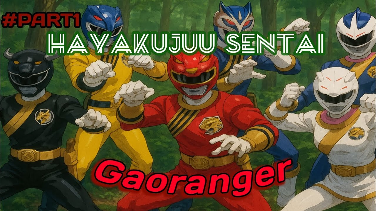 Main game PS1 Super Sentai Gaoranger