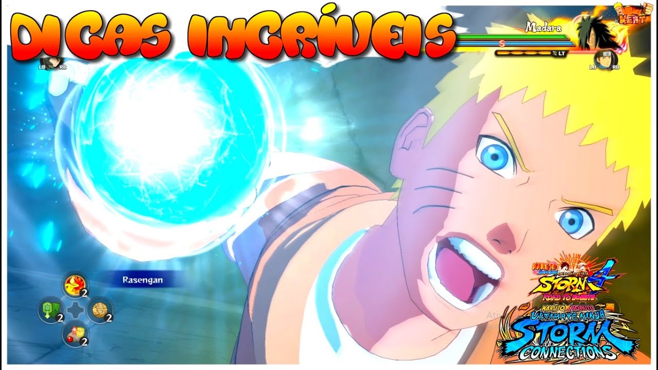 DICAS INCRÍVEIS PARA INICIANTES! NARUTO STORM 4 E CONNECTIONS!