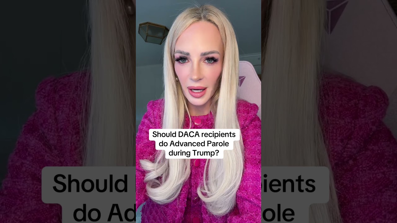 Should DACA recipients apply for Advanced Parole under Trump?!  #greencard #DACA #dreamers #uscis