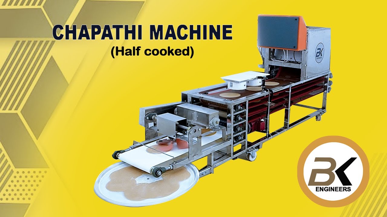 Chapati making machine (Half cooked)