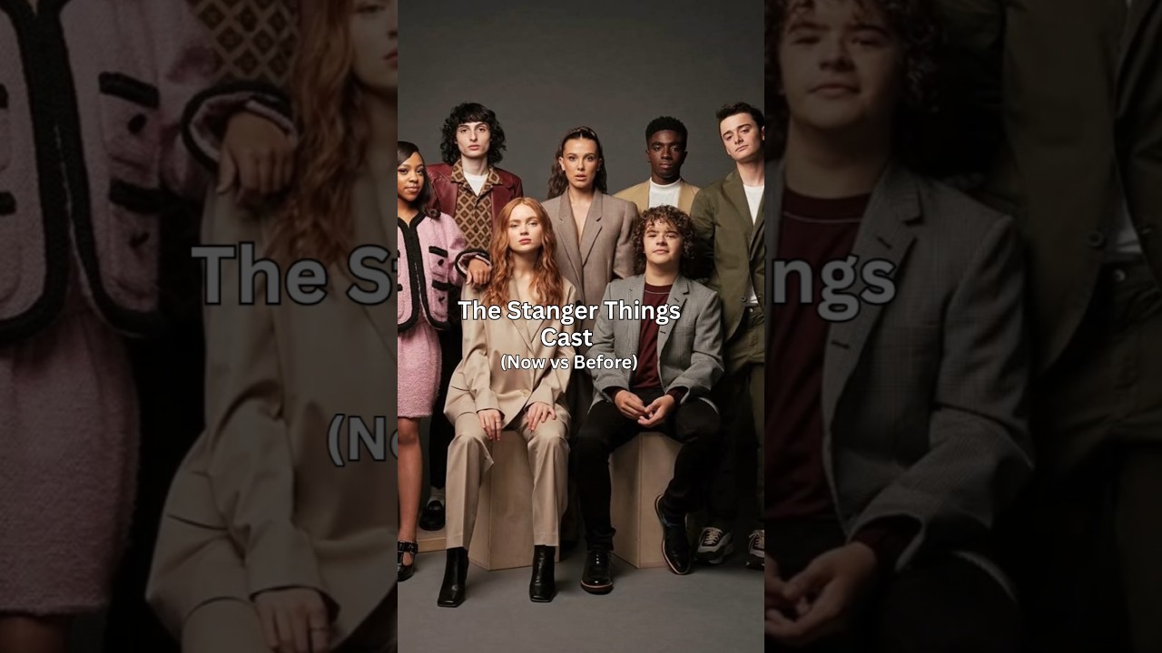Stangers Things Cast now vs before #celebritynews #hollywood #milliebobby #sadiesink #short #fashion