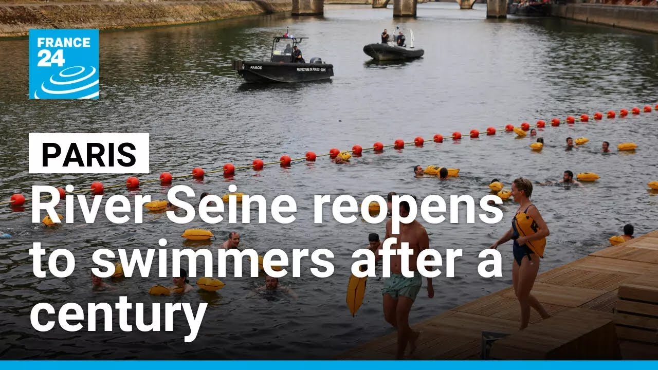 Paris's River Seine reopens to swimmers after century-long ban • FRANCE 24 English