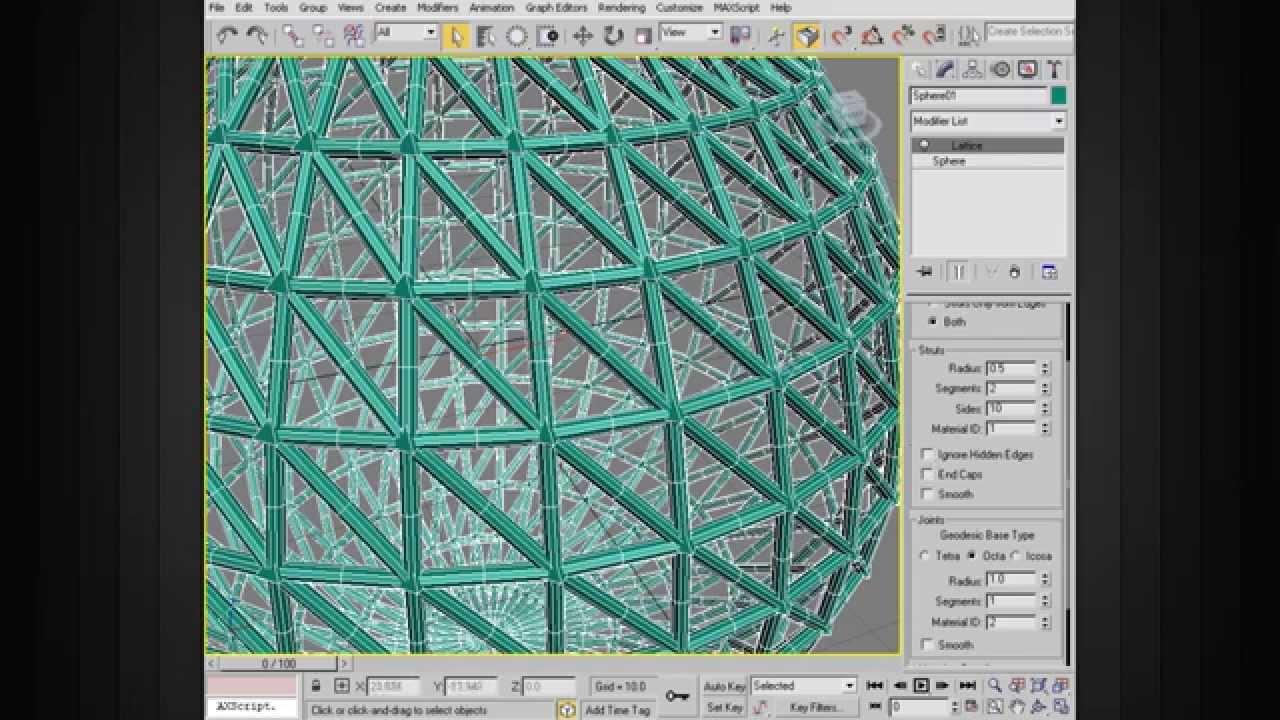 3ds Max Modeling Tips - Using the lattice modifier in 3ds Max