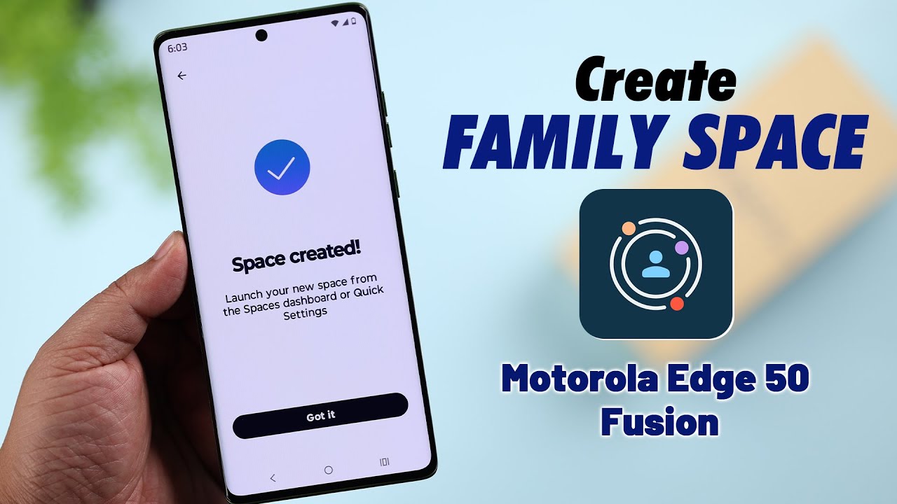 How To Create Family Space on Moto Edge 50 Fusion [Motorola Second Space]