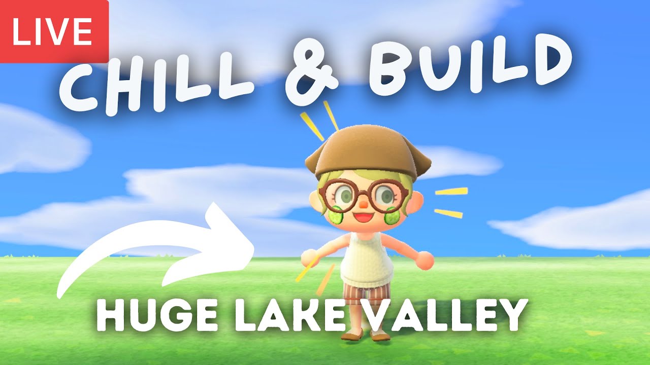 🔴 Huge Lake Build 🤩 Wangshu Inn // Genshin Island: Pom Poko 🌿 ACNH Live Stream
