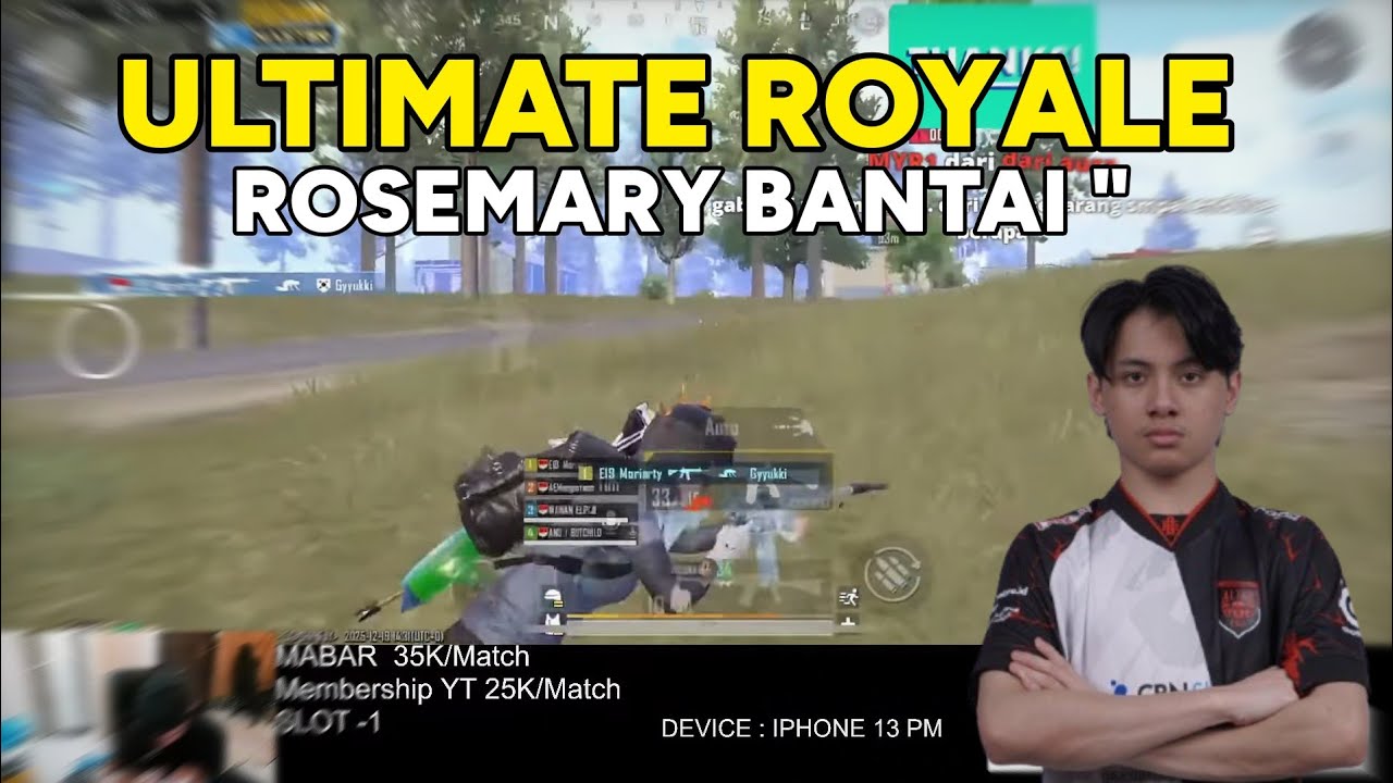 GAMEPLAY ULTIMATE ROYALE AE ROSEMARY IGL TERBAIK PMGC 2025 | PUBG MOBILE