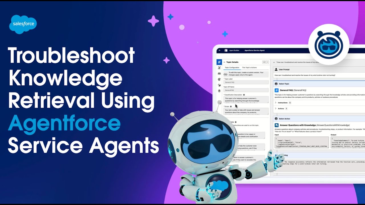 Troubleshoot Knowledge Retrieval Using Agentforce Service Agents